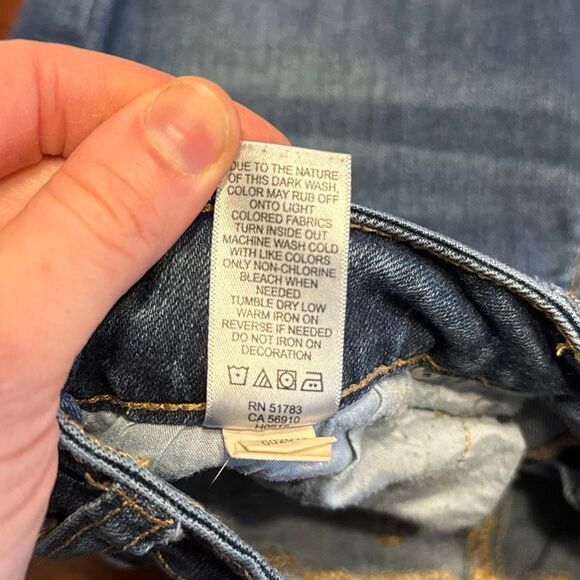 Maurices Blue Distressed Skinny Jeans Raw Hem Women’s US 6 - Picture 7 of 7